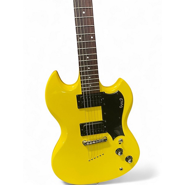 Used Guild polara Yellow Solid Body Electric Guitar