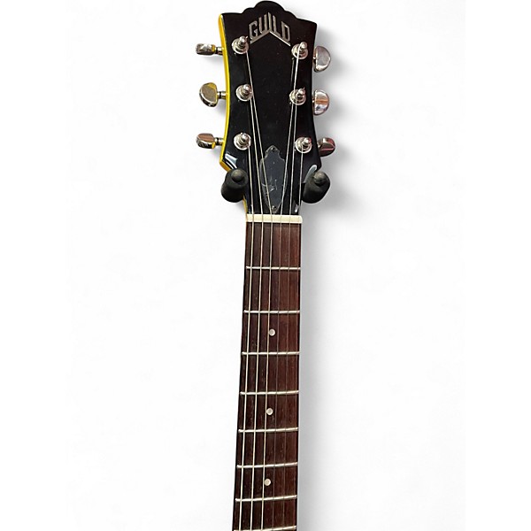 Used Guild polara Yellow Solid Body Electric Guitar