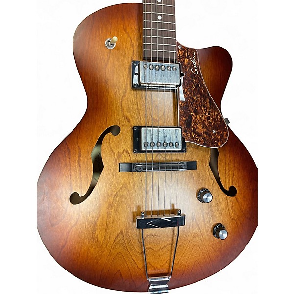 Used Godin 5th Avenue Kingpin II tobacco fade Hollow Body Electric Guitar