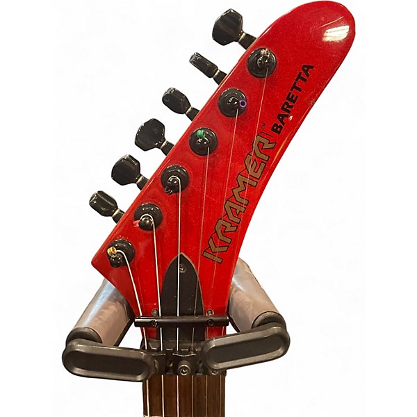 Vintage 1984 Kramer BARETTA Red Solid Body Electric Guitar