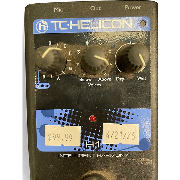 Used TC Helicon Voicetone H1 Vocal Processor
