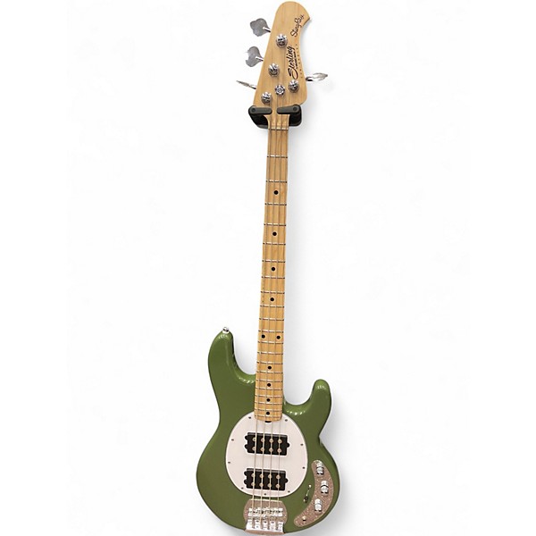 Used Sterling by Music Man Ray4HH Olive Electric Bass Guitar
