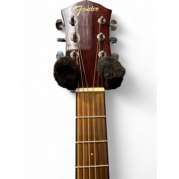Used Fender Fa135CE All Mahogany Natural Acoustic Electric Guitar