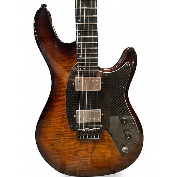 Used Klos Artemis Tiger Eye Solid Body Electric Guitar
