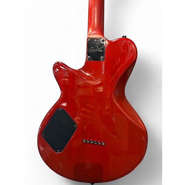 Used Godin LG HB Cherry Solid Body Electric Guitar