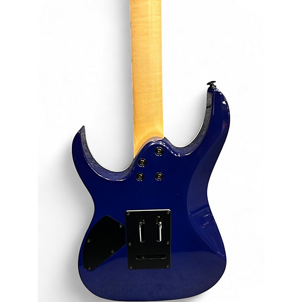 Used Ibanez GRG120QASP Trans Blue gradiation Solid Body Electric Guitar