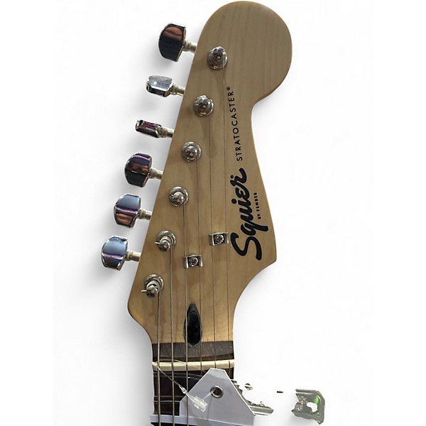 Used Squier Bullet Stratocaster With Tremolo Surf Green Solid Body Electric Guitar