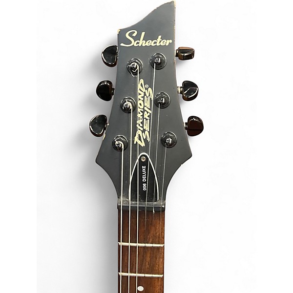 Used Schecter Guitar Research Diamond Series 006 Deluxe Walnut Solid Body Electric Guitar