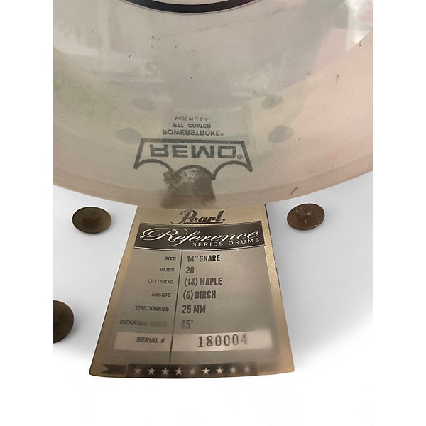 Used Pearl 5.5X14 Reference snare purple craze Drum