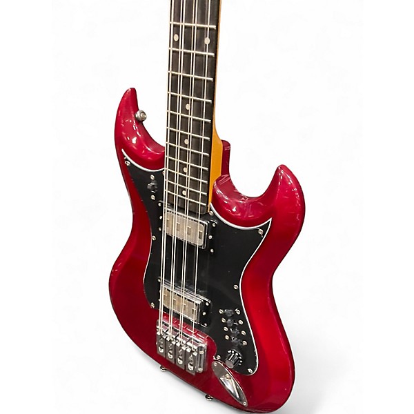 Used Hagstrom H8II Retroscope Cherry Electric Bass Guitar