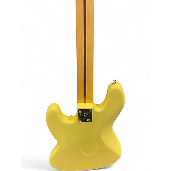 Used Fender PLAYER II JAZZ BASS Yellow Electric Bass Guitar