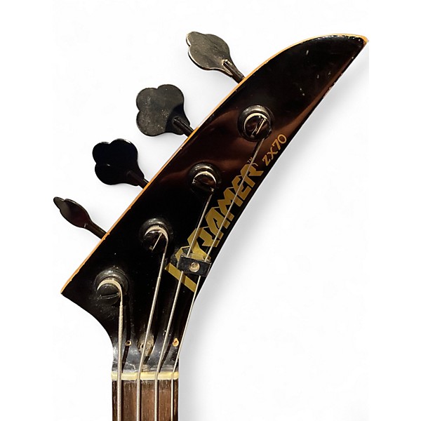 Used Kramer ZX70 Red Electric Bass Guitar