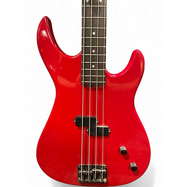 Used Kramer ZX70 Red Electric Bass Guitar