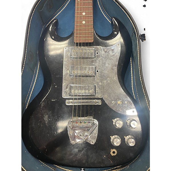 Used ENCORE SG-Style Black Solid Body Electric Guitar