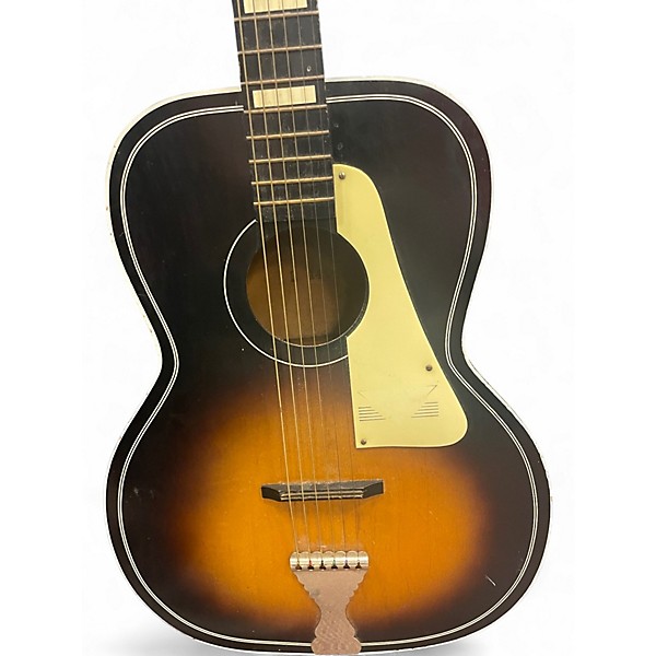 Used Unbranded Acoustic Vintage Sunburst Acoustic Guitar