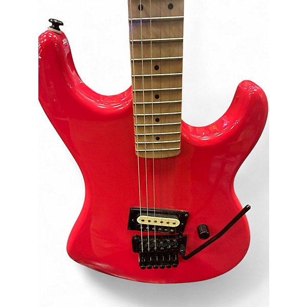 Used Kramer BARETTA Pink Solid Body Electric Guitar