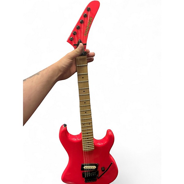 Used Kramer BARETTA Pink Solid Body Electric Guitar