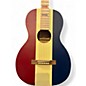 Used Recording King RPA-7 Wrangler Dirty 30s Red White and Blue Acoustic Guitar