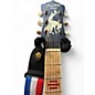 Used Recording King RPA-7 Wrangler Dirty 30s Red White and Blue Acoustic Guitar