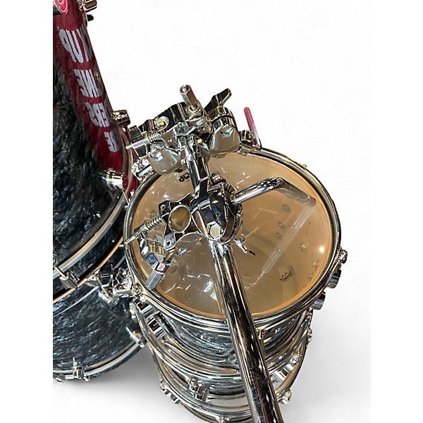 Used PDP by DW 6 Piece pacific series kit Gray Drum Kit