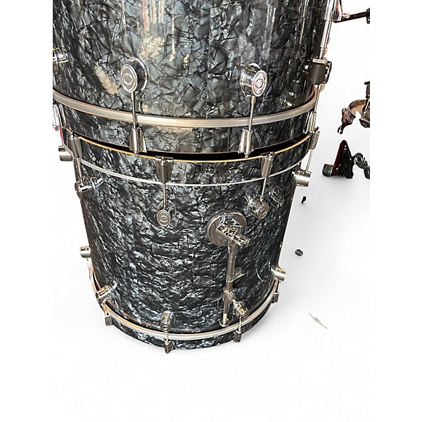 Used PDP by DW 6 Piece pacific series kit Gray Drum Kit