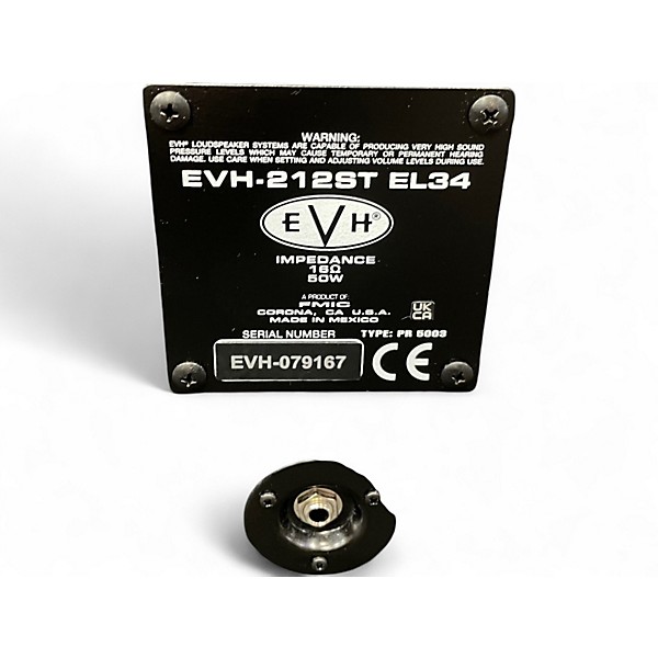 Used EVH 5150 212ST 2x12 EL34 Guitar Cabinet