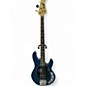 Used Sterling Audio Sub Ray4 Transparent Blue Electric Bass Guitar thumbnail