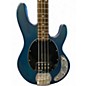 Used Sterling Audio Sub Ray4 Transparent Blue Electric Bass Guitar