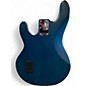 Used Sterling Audio Sub Ray4 Transparent Blue Electric Bass Guitar