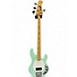 Used Sterling by Music Man Ray4 Sea Foam Green Electric Bass Guitar thumbnail