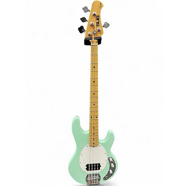 Used Sterling by Music Man Ray4 Sea Foam Green Electric Bass Guitar