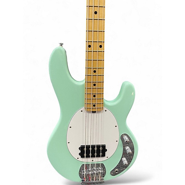 Used Sterling by Music Man Ray4 Sea Foam Green Electric Bass Guitar