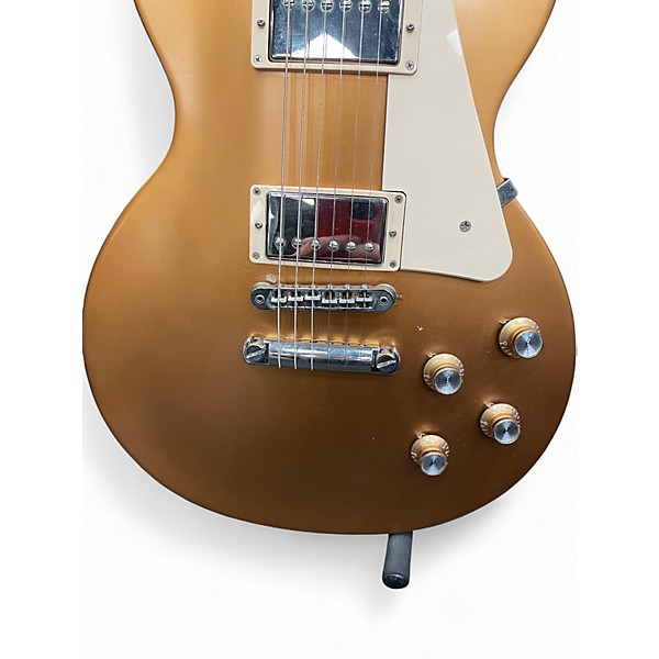 Used 2017 Gibson Les Paul Tribute Gold Top Solid Body Electric Guitar