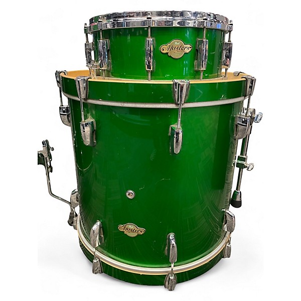 Used Pearl 5 Piece Masters MCX Series Green Drum Kit