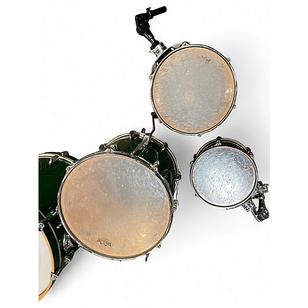 Used Pearl 5 Piece Masters MCX Series Green Drum Kit