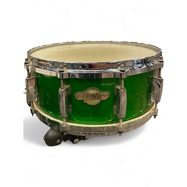 Used Pearl 5 Piece Masters MCX Series Green Drum Kit