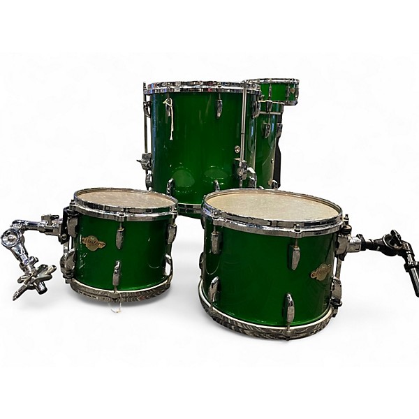 Used Pearl 5 Piece Masters MCX Series Green Drum Kit