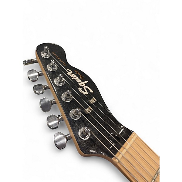 Used Squier Contemporary Telecaster HH Black Solid Body Electric Guitar