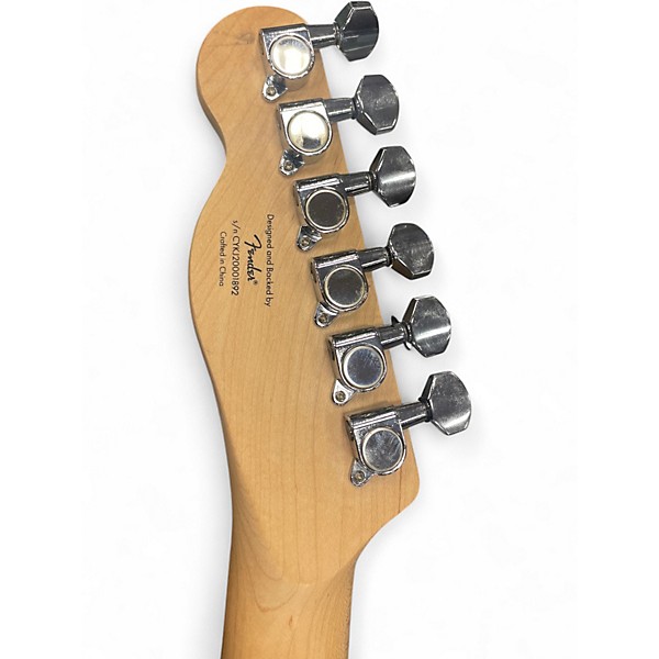 Used Squier Contemporary Telecaster HH Black Solid Body Electric Guitar