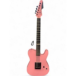 Used Schecter Guitar Research Machine Gun Kelly PT Hot Pink Solid Body Electric Guitar