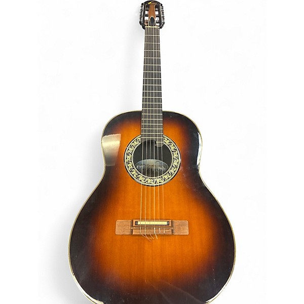 Used Ovation 1616 Natural Acoustic Electric Guitar