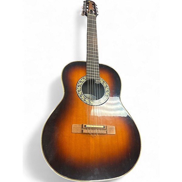 Used Ovation 1616 Natural Acoustic Electric Guitar