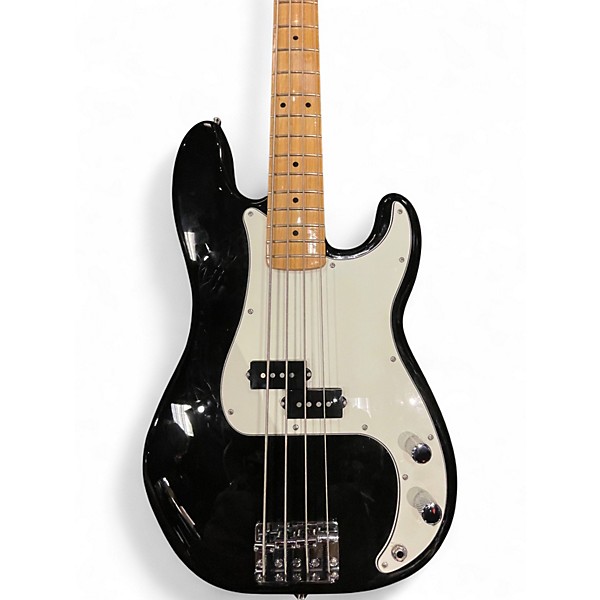 Used Fender Player Precision Bass Black Electric Bass Guitar