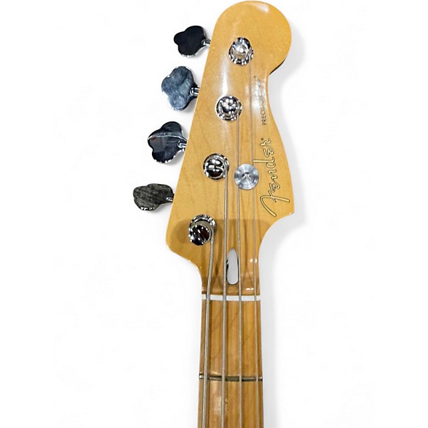 Used Fender Player Precision Bass Black Electric Bass Guitar