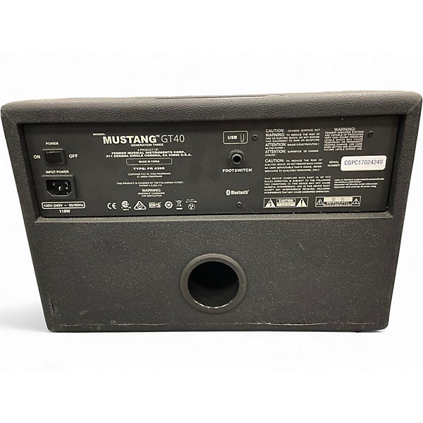 Used Fender GT40 MUSTANG Guitar Combo Amp