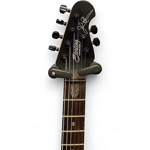 Used Sterling by Music Man JP60 MATTE BLACK Solid Body Electric Guitar