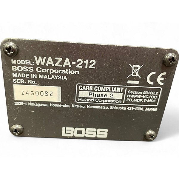 Used BOSS Waza Craft 2x12 Guitar Cabinet