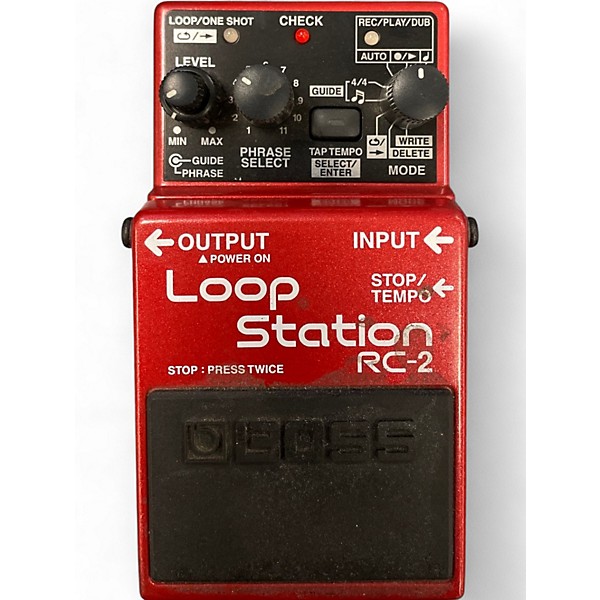 Used BOSS RC2 Loop Station Pedal