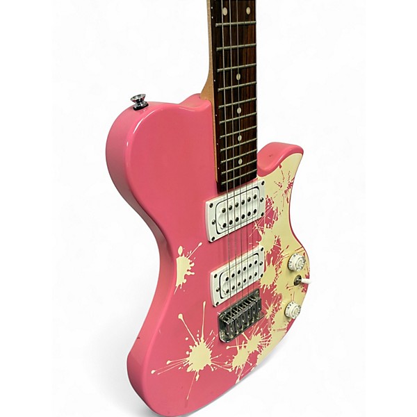 Used First Act Me553 Pink Solid Body Electric Guitar