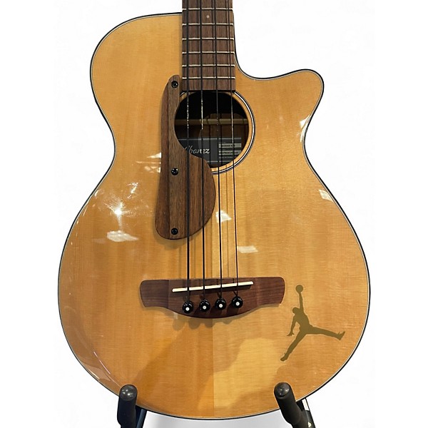 Used Ibanez AEGB30E-NTG Natural Acoustic Bass Guitar